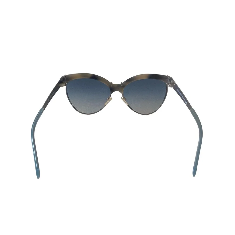 Emilio Pucci EP 111 Cat Eye Sunglasses Brown Grey Blue Gradient‎ Made in Italy
